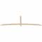 Ekena Millwork Bellingham Smooth Timber Gable Bracket, Douglas Fir, 108"W x 36"H x 1 1/2"D x 3 1/2"F, 8/12 Pitch GBW108X36X0204BEL00SDF - alternate 3